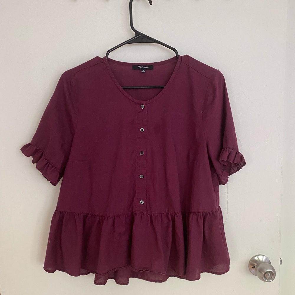Maroon blouse